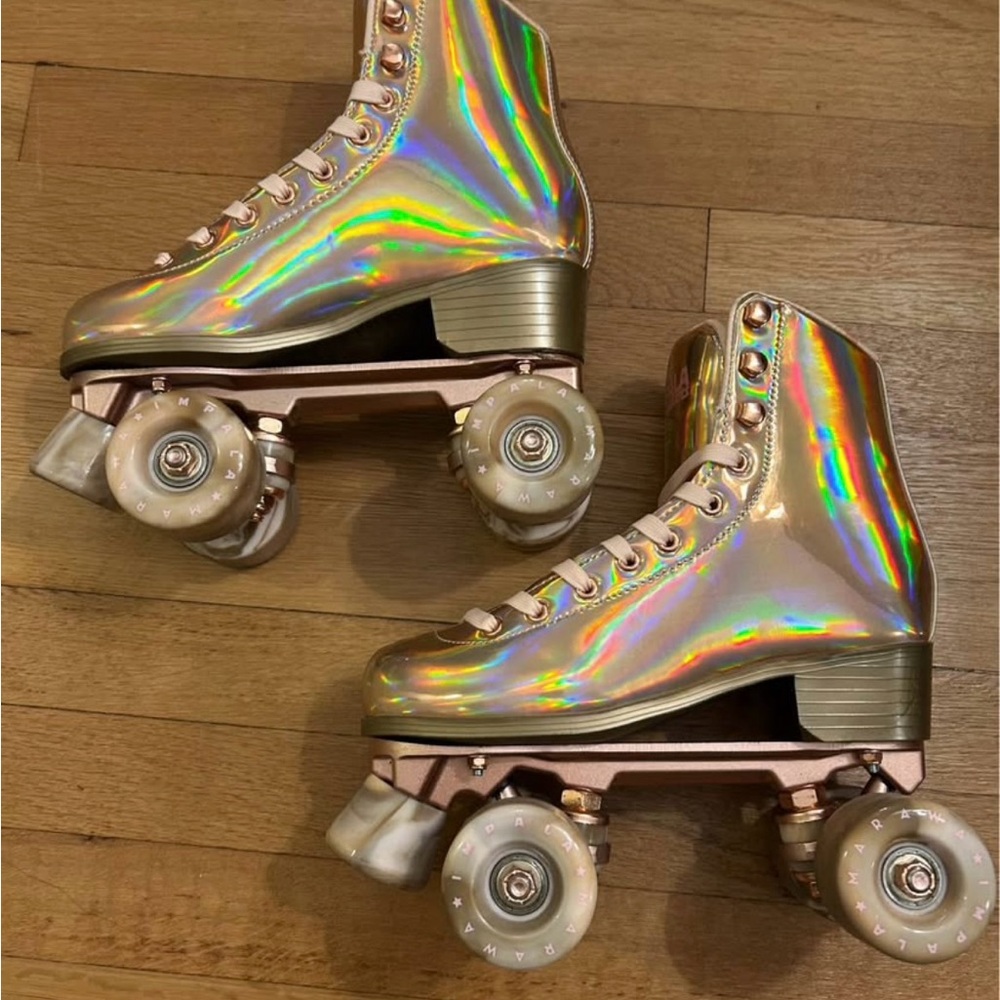 Golden Roller Skates